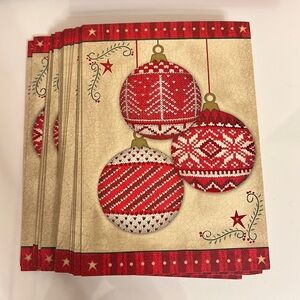 Set of 34 Winter holiday greeting cards with envelopes
